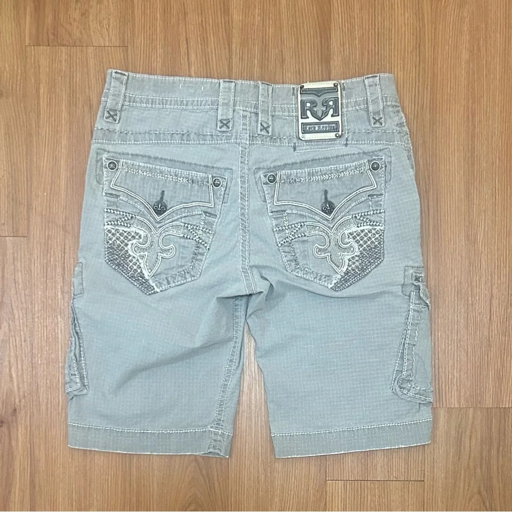 Rock Revival Light Gray Shorts
